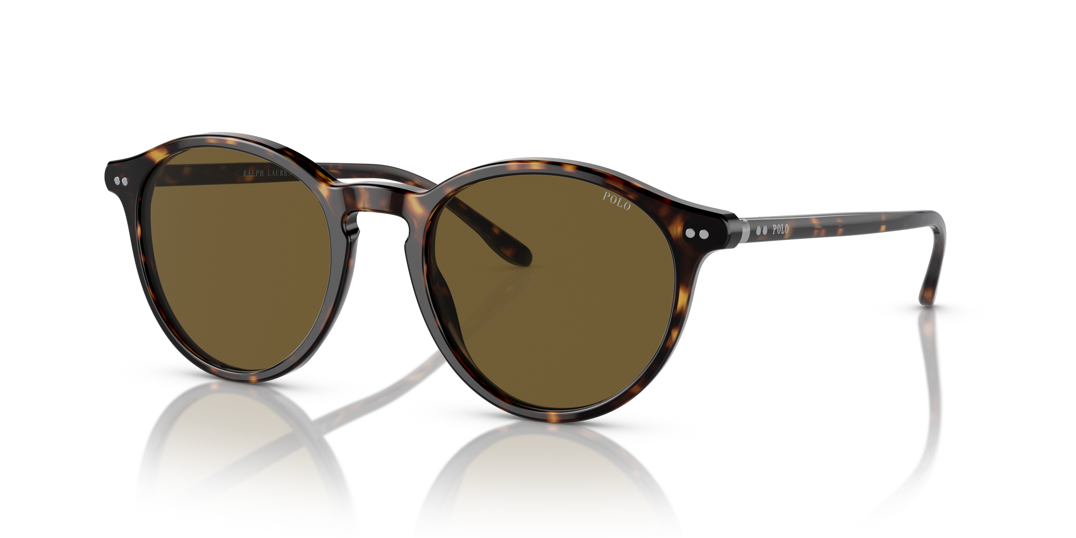 PH4193 Glanzend donker Havana AcetaatSunglass Frames van B24, Hoekweergave