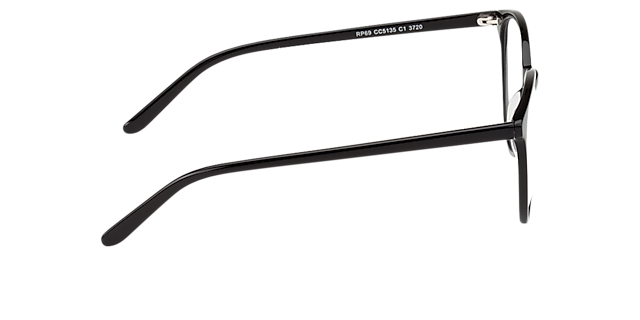 New York Zwart AcetaatEyeglass Frames van B24, Zijaanzicht