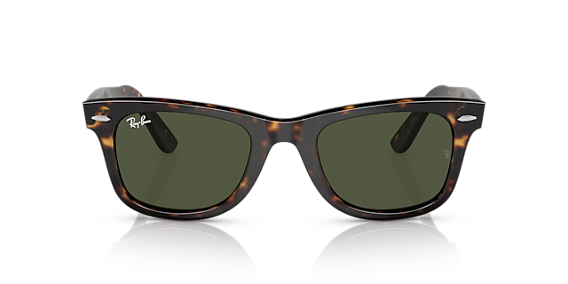 Original Wayfarer Bio-Based Havana AcetaatSunglass Frames van B24, Vooraanzicht