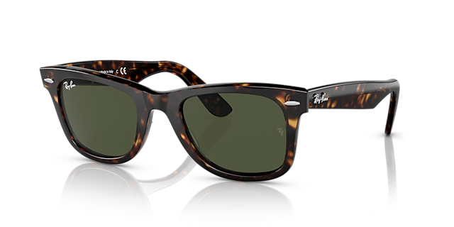 Original Wayfarer Bio-Based Havana AcetaatSunglass Frames van B24, Hoekweergave