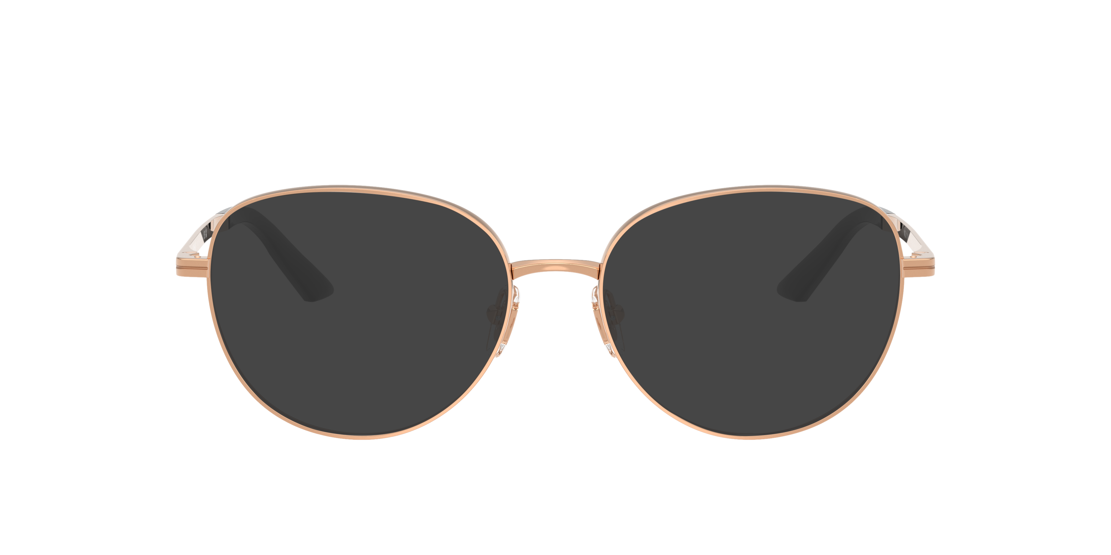 VE1312 Roségoud MetaalEyeglass Frames van B24, met getinte lenzen