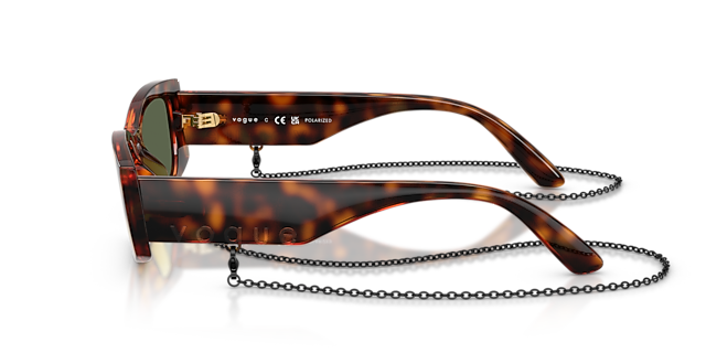 VO5655SU Dunkelhavana KunststoffSunglass Frames von B24, Seitenansicht