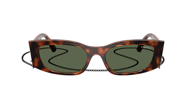 VO5655SU Dunkelhavana KunststoffSunglass Frames von B24, mit getönten Gläsern