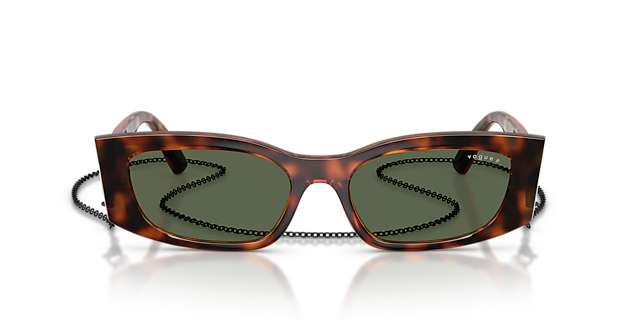 VO5655SU Dunkelhavana KunststoffSunglass Frames von B24, Vorderansicht