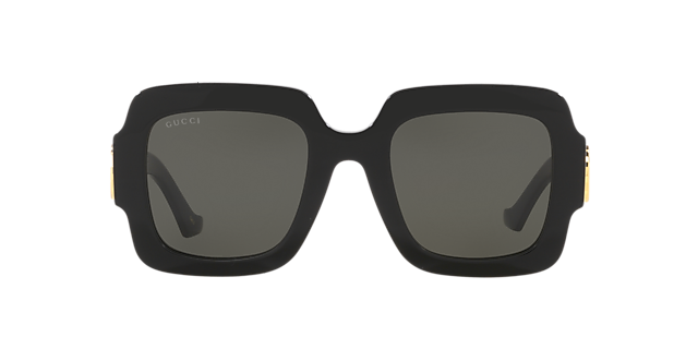 GG1547S Zwart AcetaatSunglass Frames van B24, Vooraanzicht