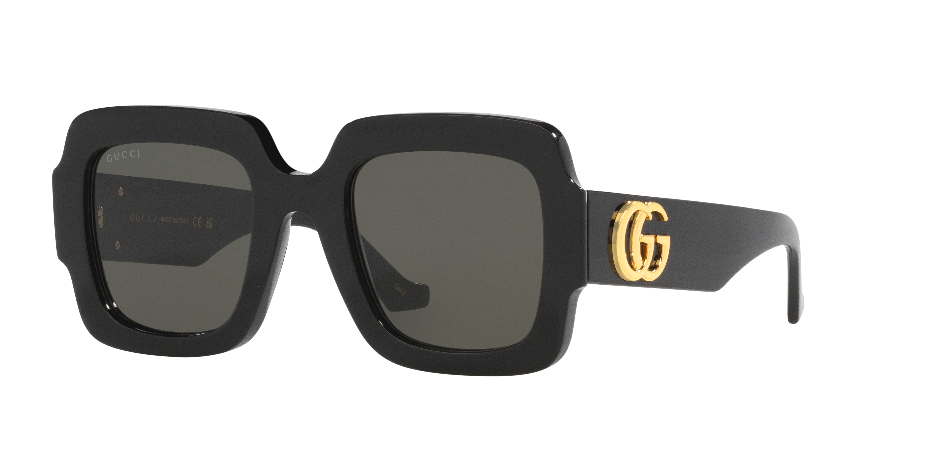 GG1547S Schwarz AcetatSunglass Frames von B24, Dreiviertelansicht