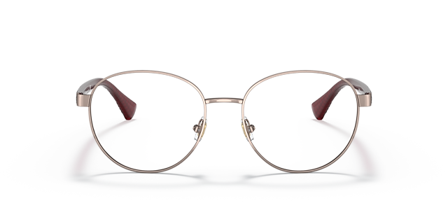 RA6050 Glanzend Roségoud MetaalEyeglass Frames van B24, Vooraanzicht