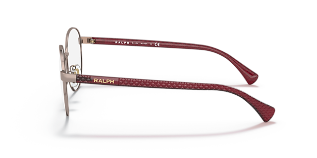 RA6050 Glanzend Roségoud MetaalEyeglass Frames van B24, Zijaanzicht