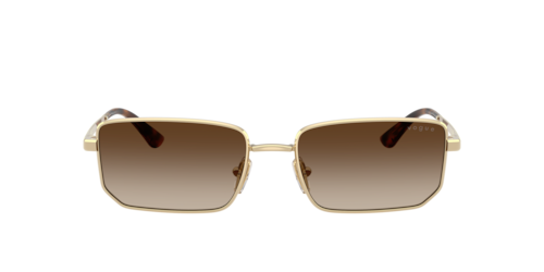 Vogue Eyewear - VO4352S, Damen, Hellgold/Rose Gold/Pale Gold, Größe: Large