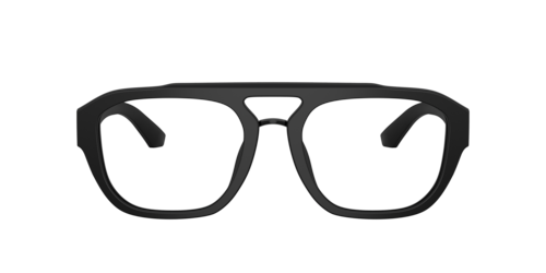 Dolce&Gabbana - DG3415, Herren, Matt Schwarz/Matte Black/Havana, Größe: Large