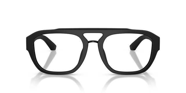 DG3415 Matt Schwarz AcetatEyeglass Frames von B24, Vorderansicht