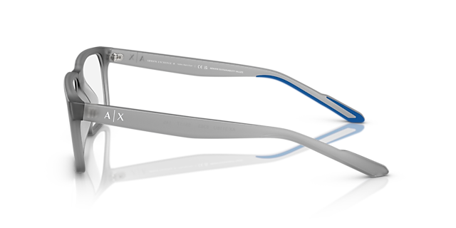 AX3118U Matte OpalescentGrey KunststoffEyeglass Frames von B24, Seitenansicht