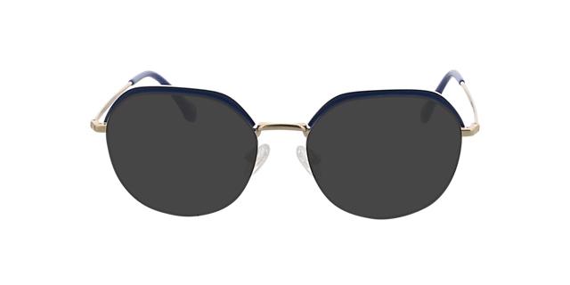 Ibiza Matgoud  &  blauw MetaalEyeglass Frames van B24, met getinte lenzen