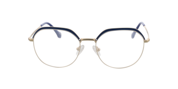 Matgoud / blauw Ibiza -  Metaal Brillen