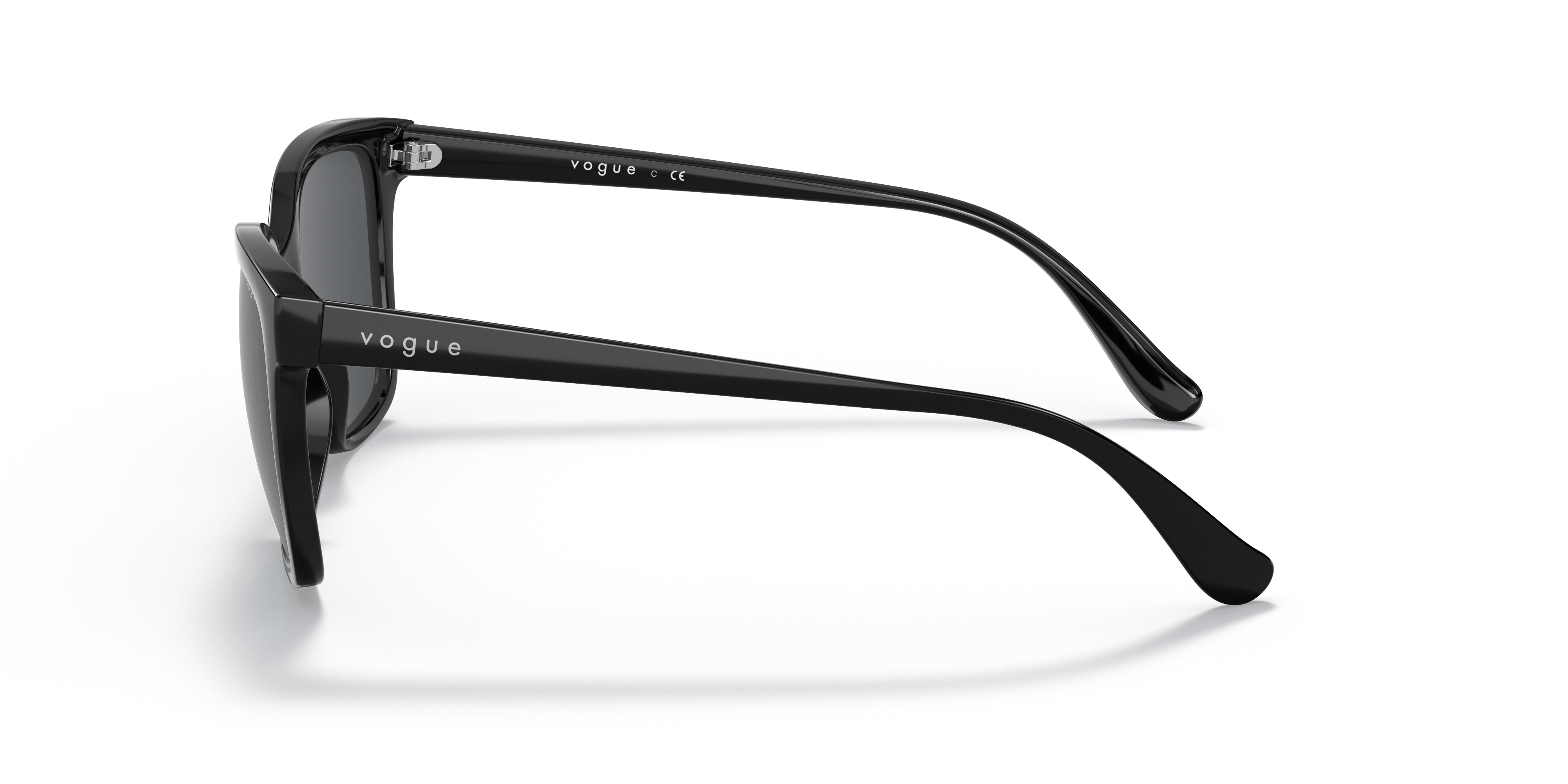 VO5426S Zwart KunststofSunglass Frames van B24, Zijaanzicht