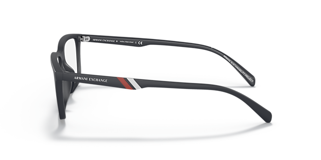 AX3089U Matt Blau KunststoffEyeglass Frames von B24, Seitenansicht