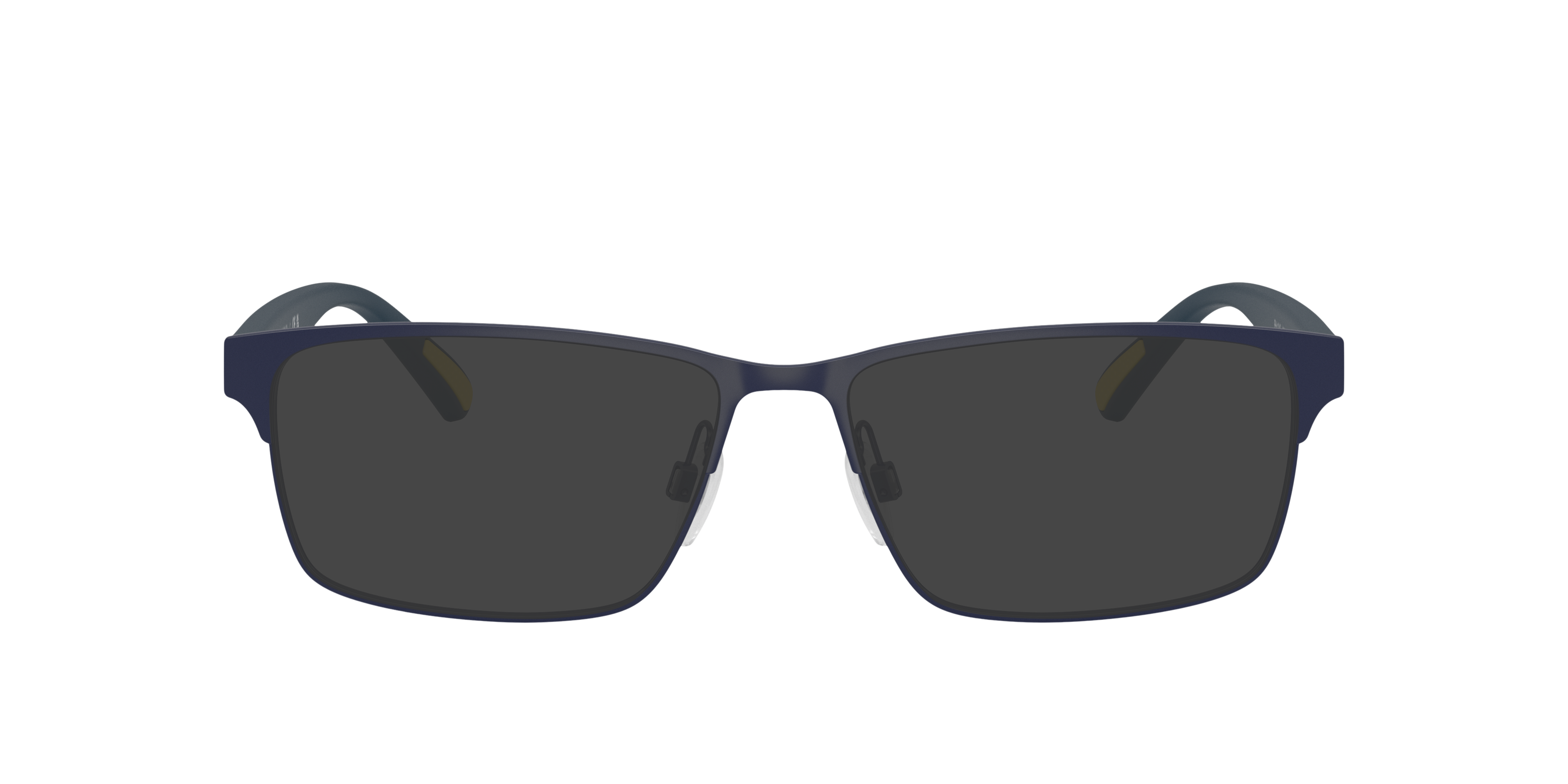 PH1243 Semishiny Navy Blue MetallEyeglass Frames von B24, mit getönten Gläsern