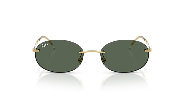 RB3767 Arista Gold MetallSunglass Frames von B24, Vorderansicht