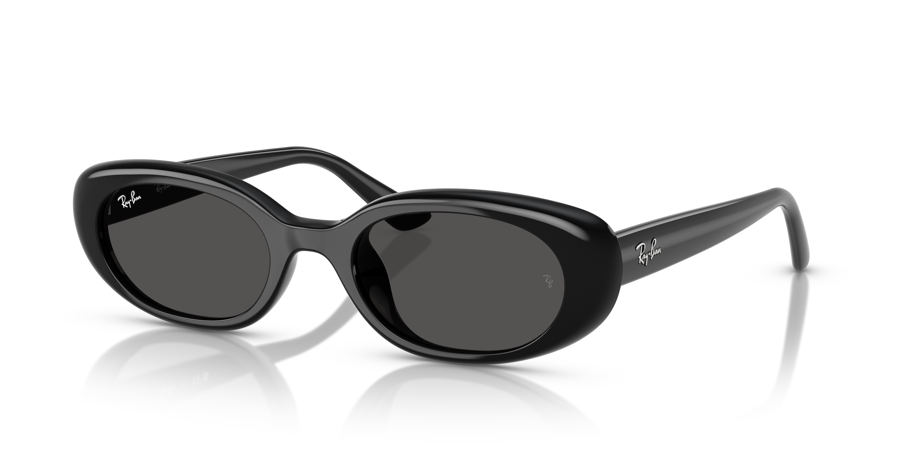 RB4441D Zwart KunststofSunglass Frames van B24, Hoekweergave