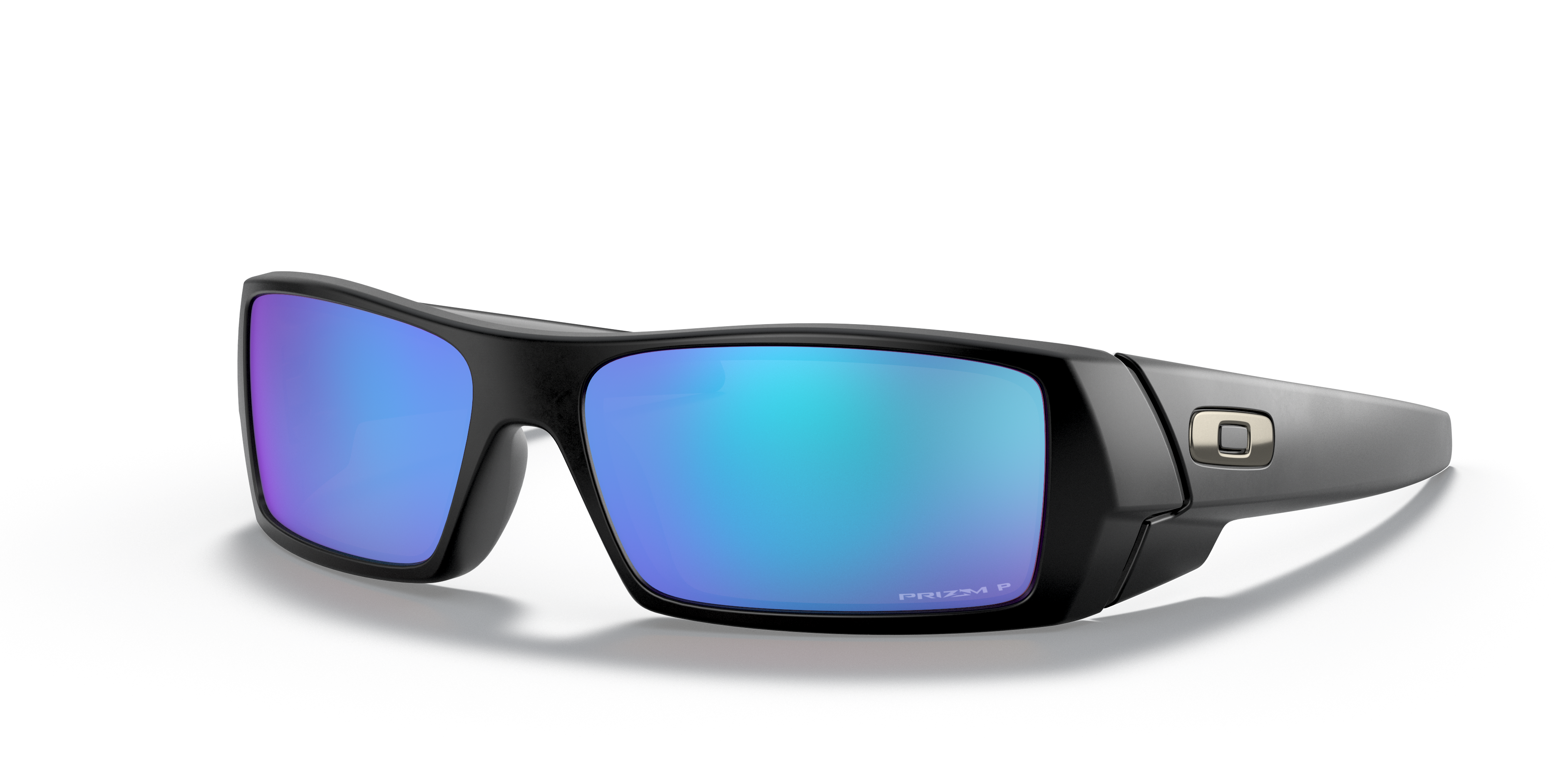 Gascan® Matt Schwarz KunststoffSunglass Frames von B24, Dreiviertelansicht