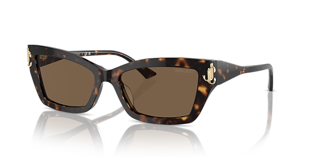 JC5011U Havana AcetatSunglass Frames von B24, Dreiviertelansicht