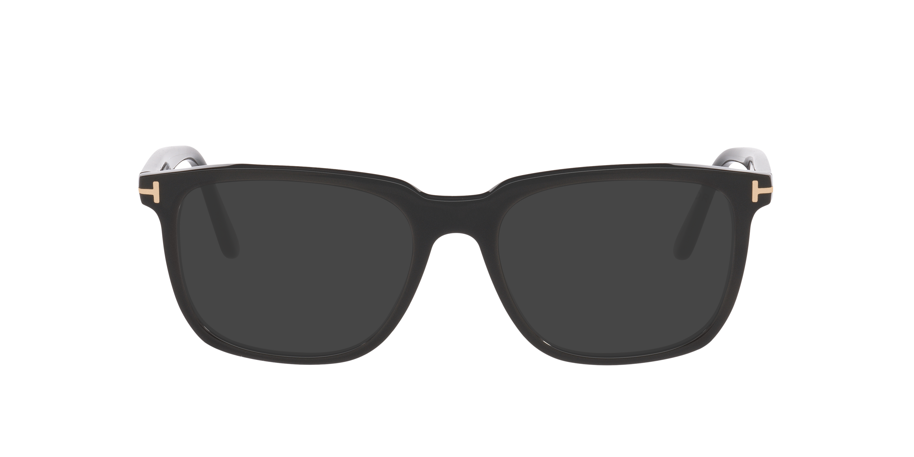 FT6080-B Schwarz AcetatEyeglass Frames von B24, mit getönten Gläsern