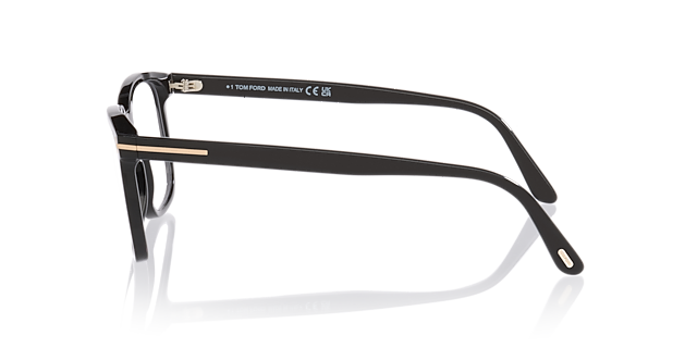 FT6080-B Schwarz AcetatEyeglass Frames von B24, Seitenansicht