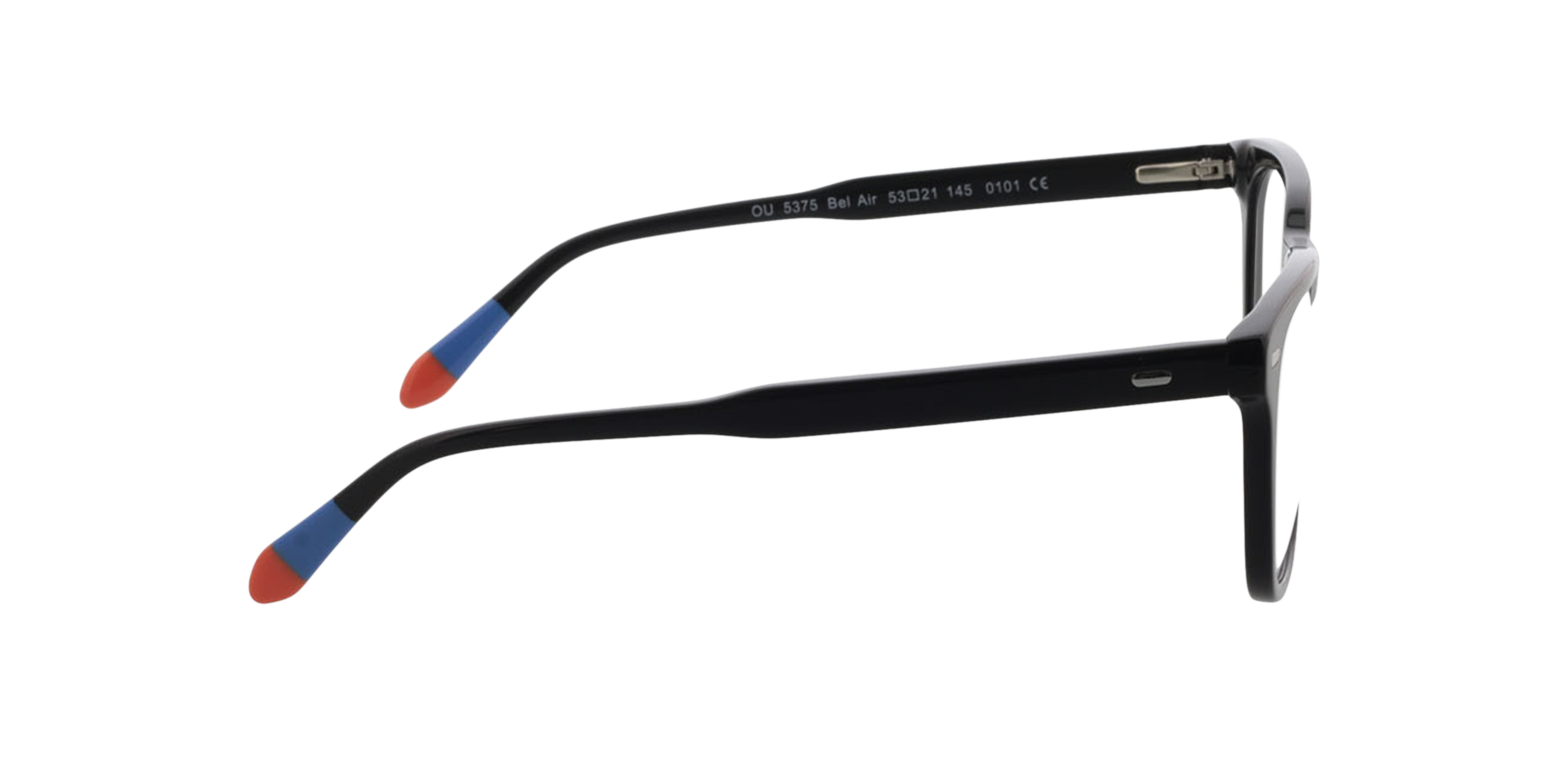 Bel Air Black  &  Blue  &  Orange AcetatEyeglass Frames von B24, Seitenansicht