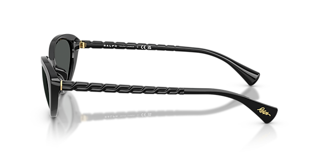 RA5338U Schwarz glänzend KunststoffSunglass Frames von B24, Seitenansicht