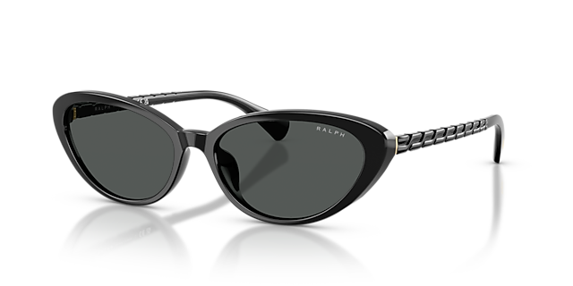 RA5338U Schwarz glänzend KunststoffSunglass Frames von B24, Dreiviertelansicht