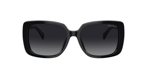 Ralph - RA5298U, Damen, Schwarz glänzend/Shiny Pink Havana/Transparent Light Brown, Größe: Large