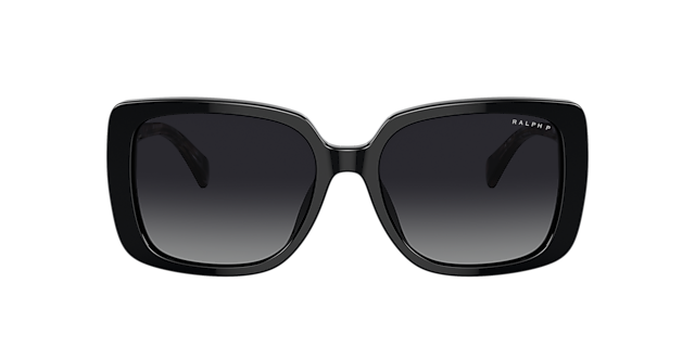 RA5298U Glanzend zwart AcetaatSunglass Frames van B24, met getinte lenzen