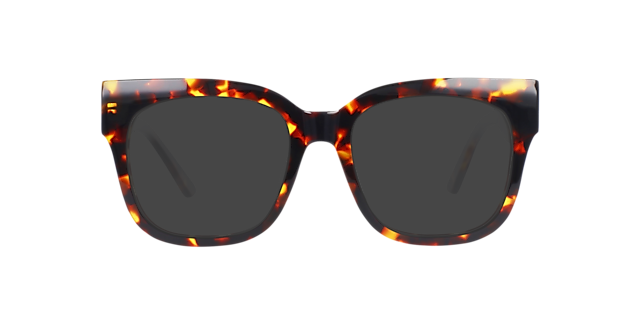 Riley Havana Brown AcetaatEyeglass Frames van B24, met getinte lenzen