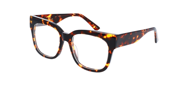 Riley Havana Brown AcetaatEyeglass Frames van B24, Hoekweergave