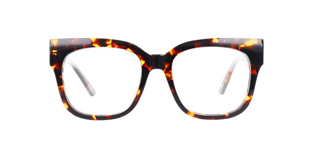 Riley Havana Brown AcetaatEyeglass Frames van B24, Vooraanzicht
