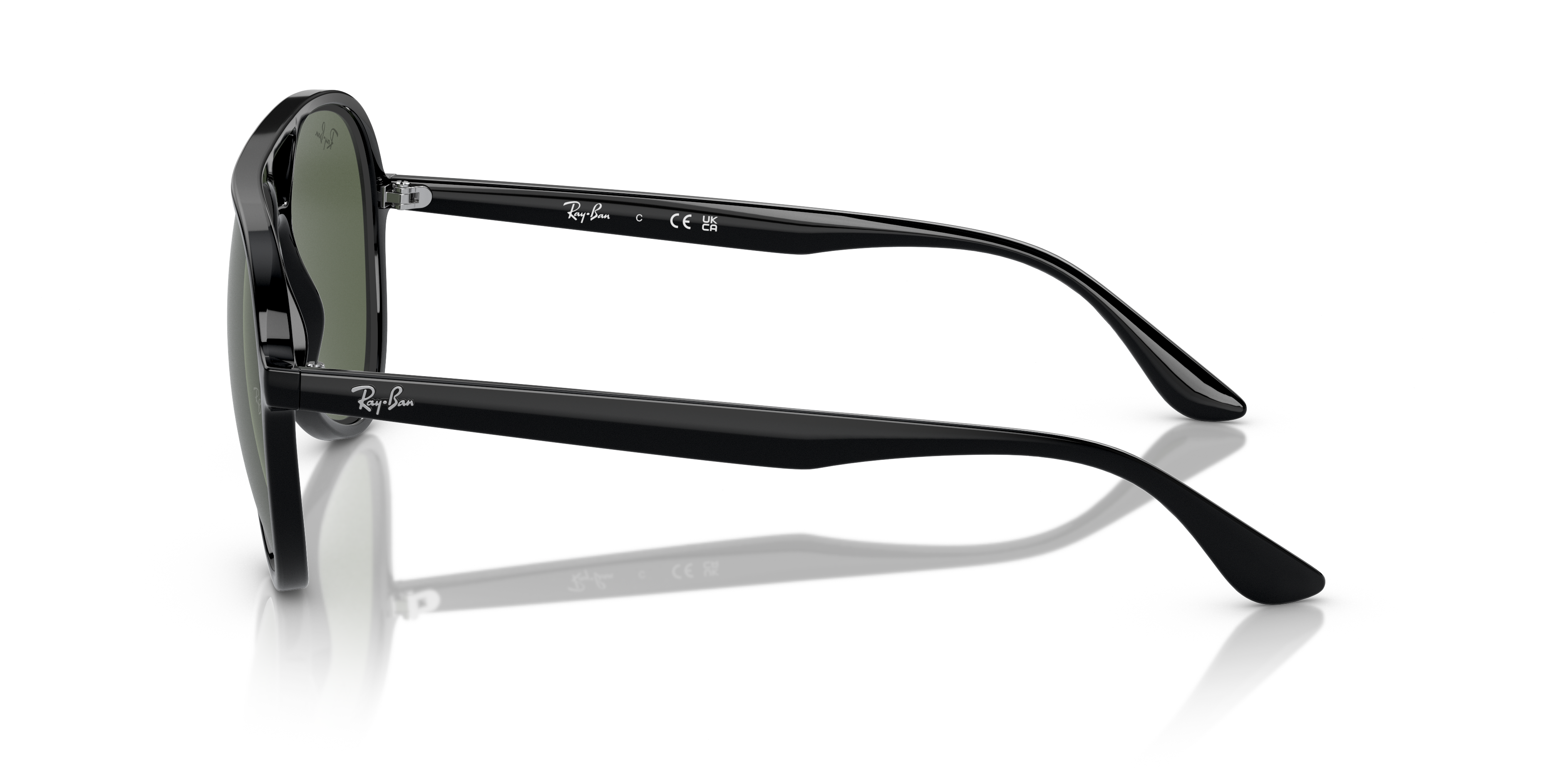 RB4376 Schwarz KunststoffSunglass Frames von B24, Seitenansicht