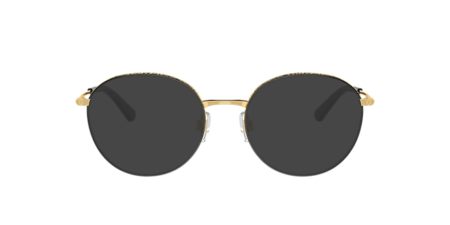 DG1322 Goud & Zwart MetaalEyeglass Frames van B24, met getinte lenzen