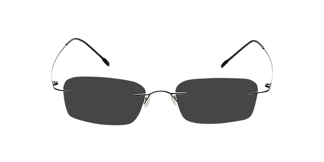 Davos Zwart TitaanEyeglass Frames van B24, met getinte lenzen