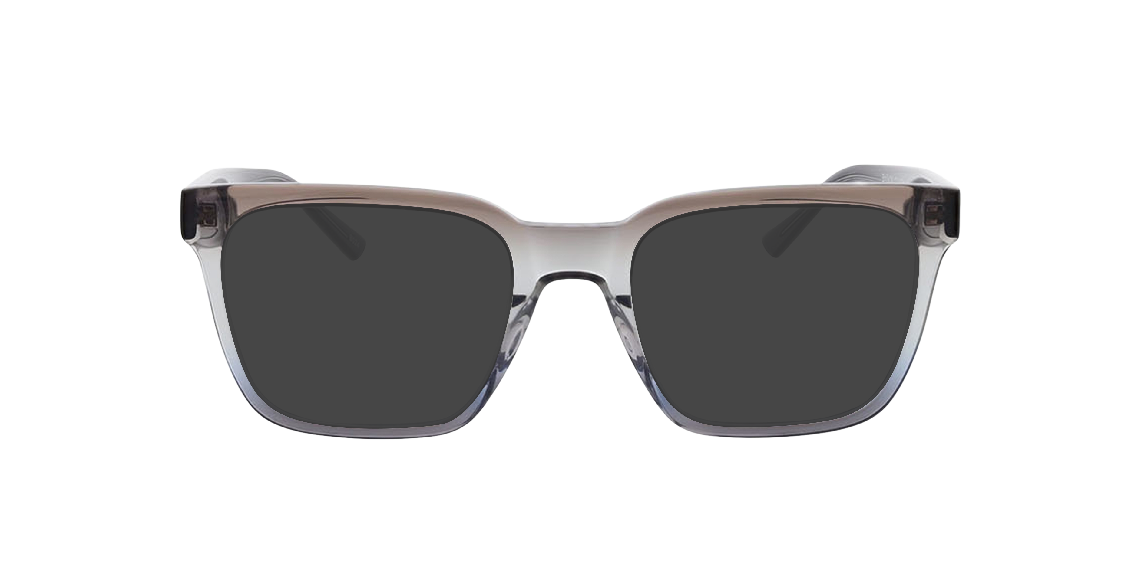 Atlanta Gradiënt grijs AcetaatEyeglass Frames van B24, met getinte lenzen