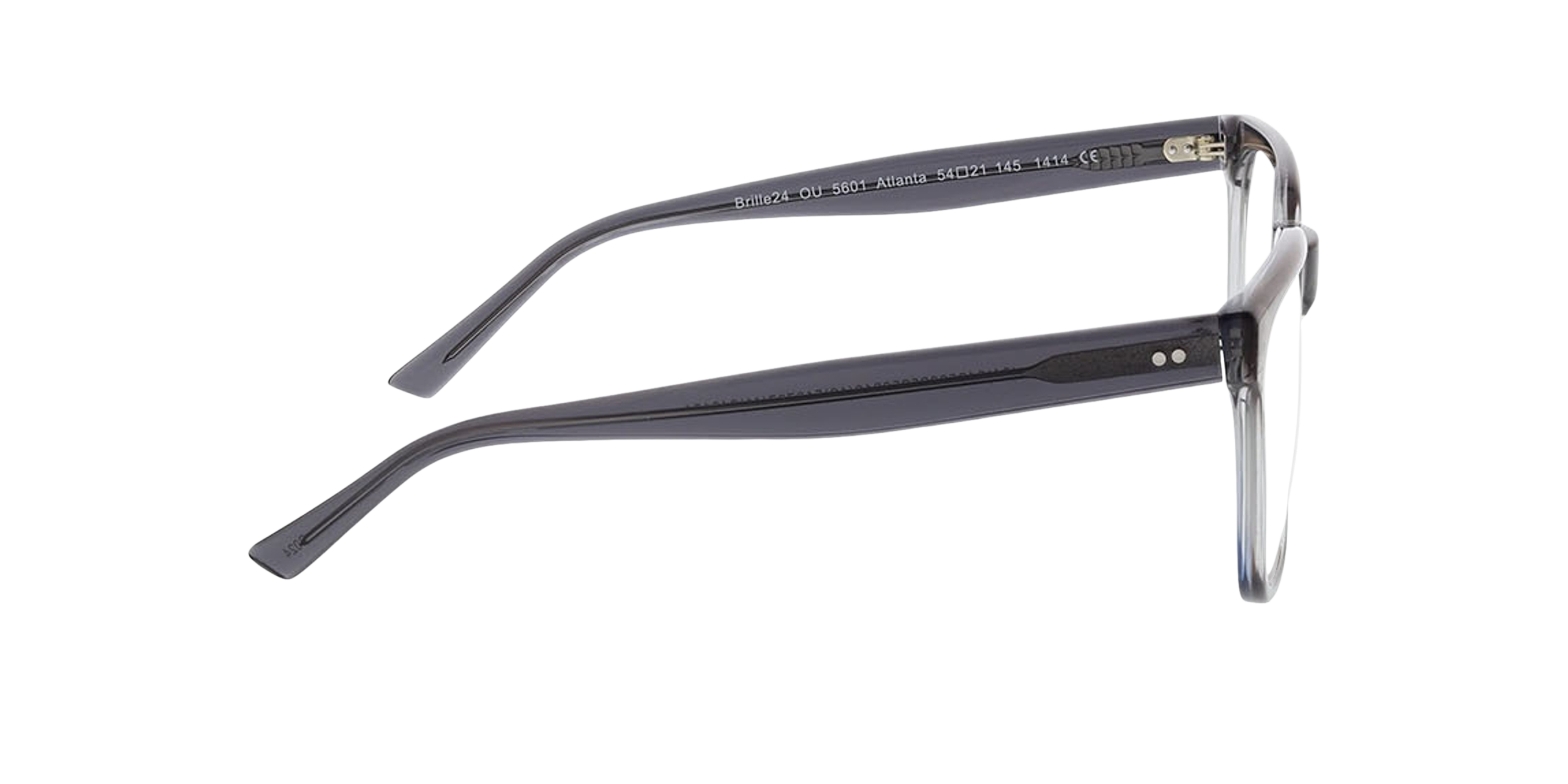 Atlanta Gradiënt grijs AcetaatEyeglass Frames van B24, Zijaanzicht