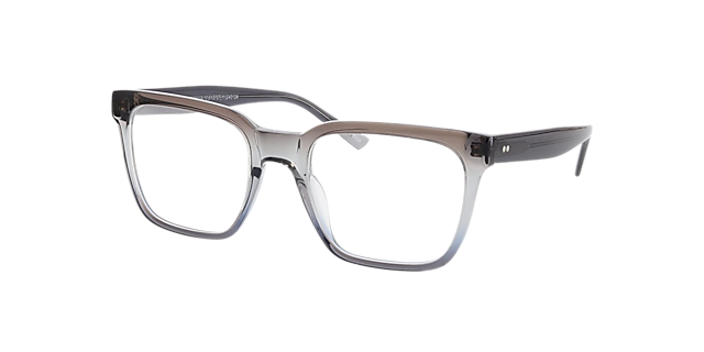 Atlanta Gradiënt grijs AcetaatEyeglass Frames van B24, Hoekweergave