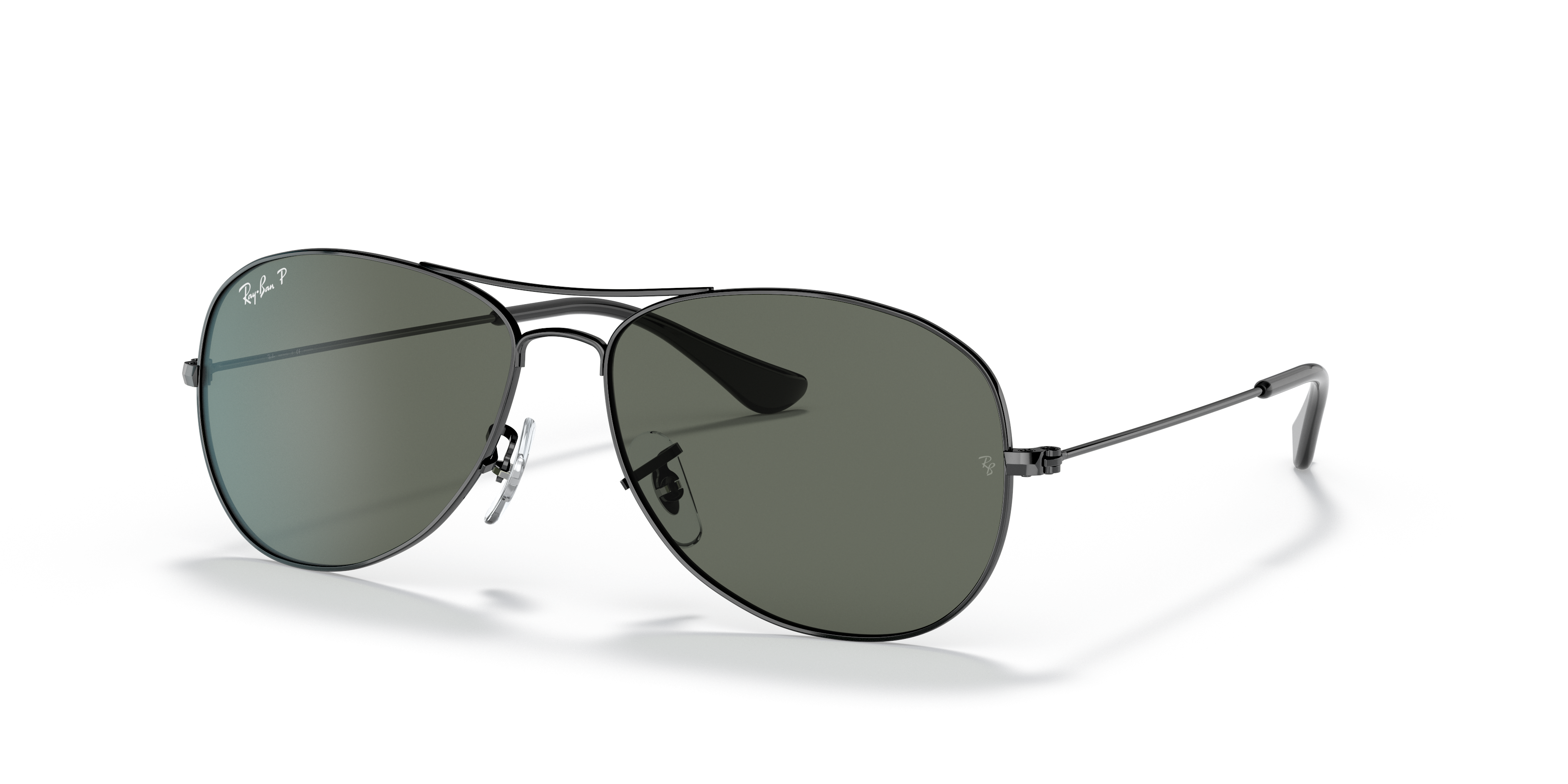 RB3362 Gunmetal MetallSunglass Frames von B24, Dreiviertelansicht