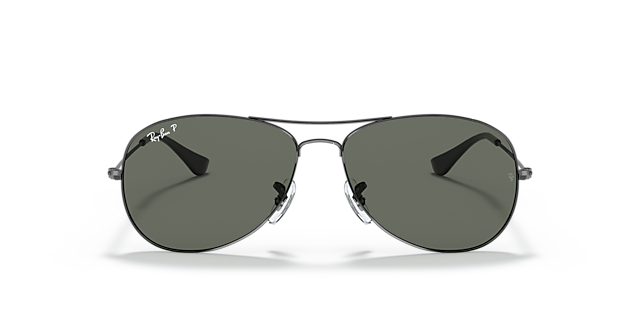 RB3362 Staalgrijs MetaalSunglass Frames van B24, Vooraanzicht