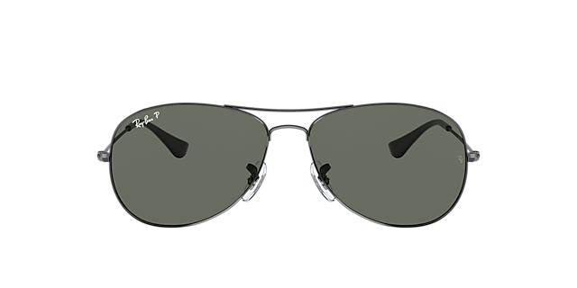 RB3362 Staalgrijs MetaalSunglass Frames van B24, met getinte lenzen