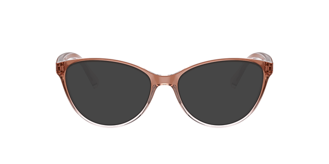 AX3053 Pink & Crystal KunststoffEyeglass Frames von B24, mit getönten Gläsern