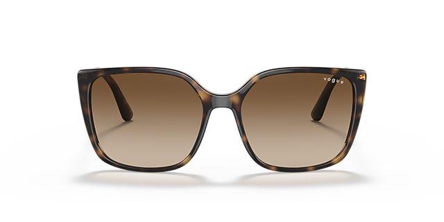 VO5353S Dunkelhavana KunststoffSunglass Frames von B24, Vorderansicht