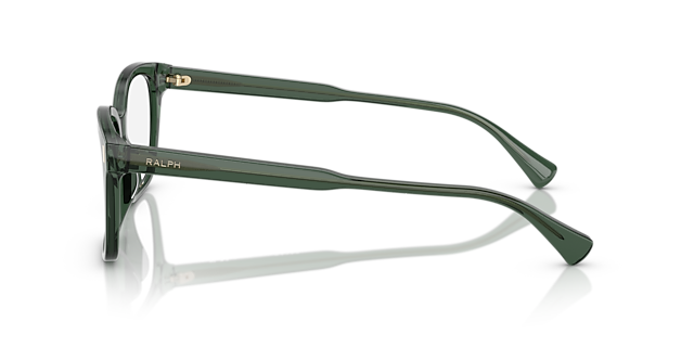 RA7174U Shiny Transparent Green AcetaatEyeglass Frames van B24, Zijaanzicht