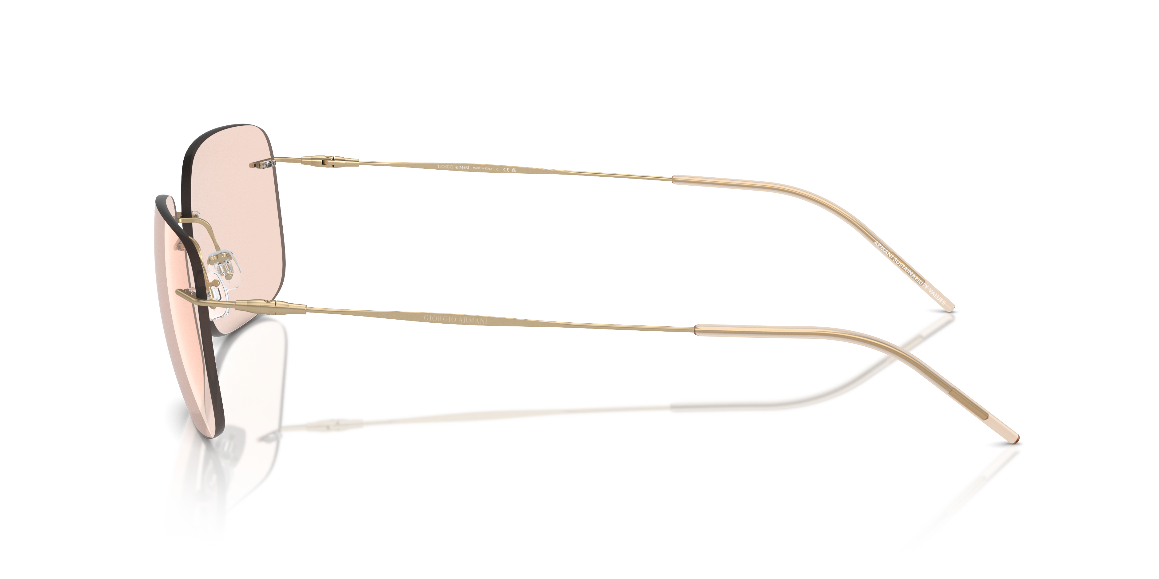 AR1512M Matt Hellgold MetallSunglass Frames von B24, Seitenansicht