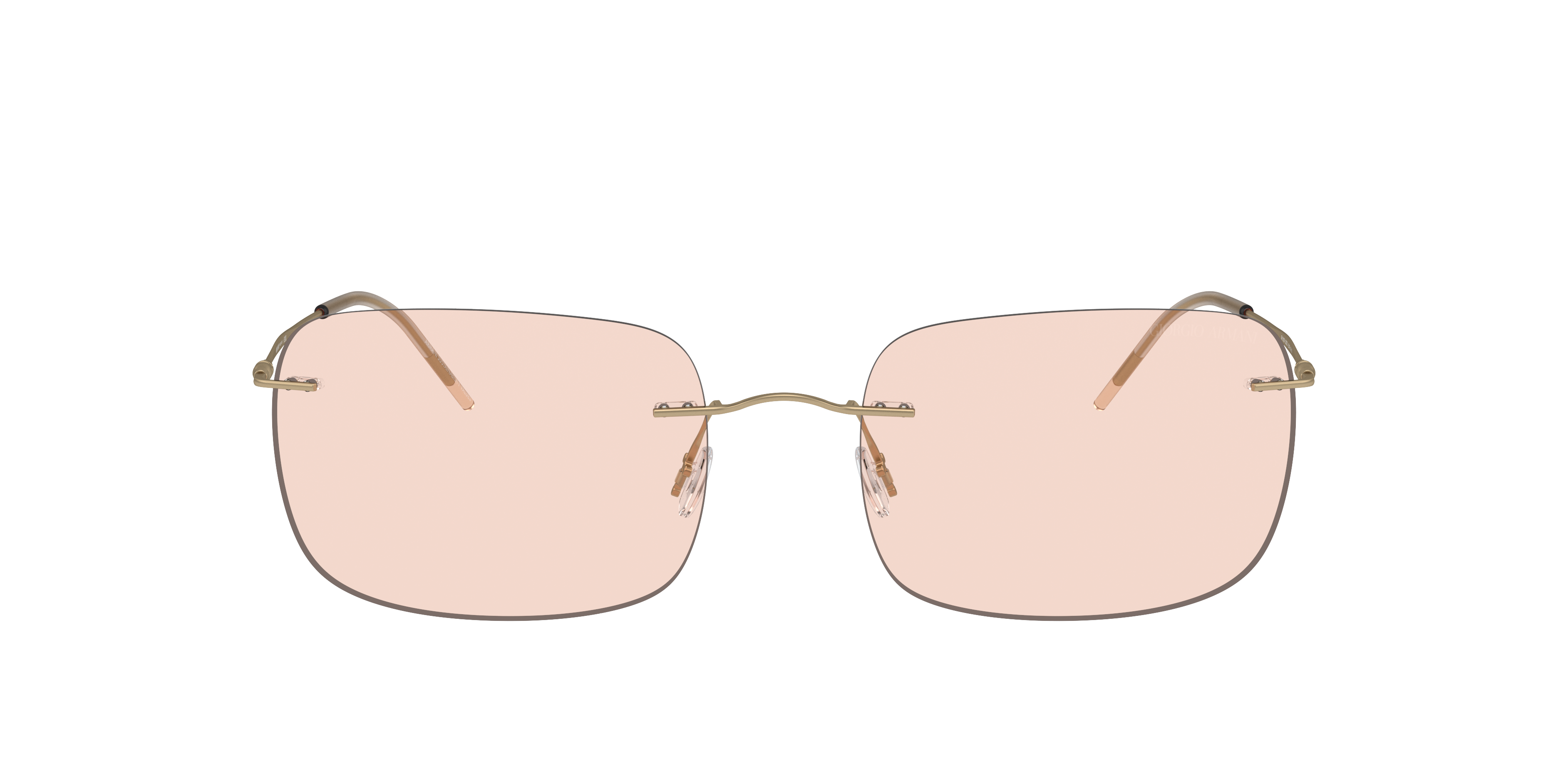 AR1512M Matt Hellgold MetallSunglass Frames von B24, mit getönten Gläsern