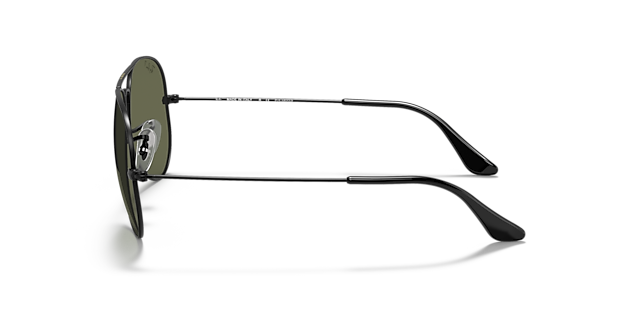 RB3025 Zwart MetaalSunglass Frames van B24, Zijaanzicht